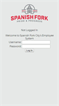 Mobile Screenshot of employee.spanishfork.org